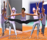 Sikea - Autumn Collection #1 - LASHES, hellgraue Leggins