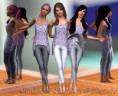 Sikea - Autumn Collection #1 - FLORAL 2, grau (medium) Leggins